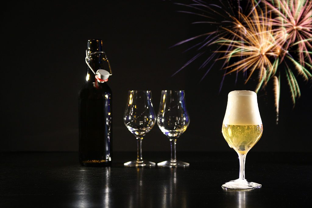 Bilde: Mange øl kan være et godt alternativ til Champagne.