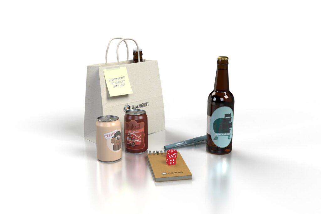 Øltest spesialslipp april 2021 | Ølakademiet AS Illustrasjon av øl som er testet