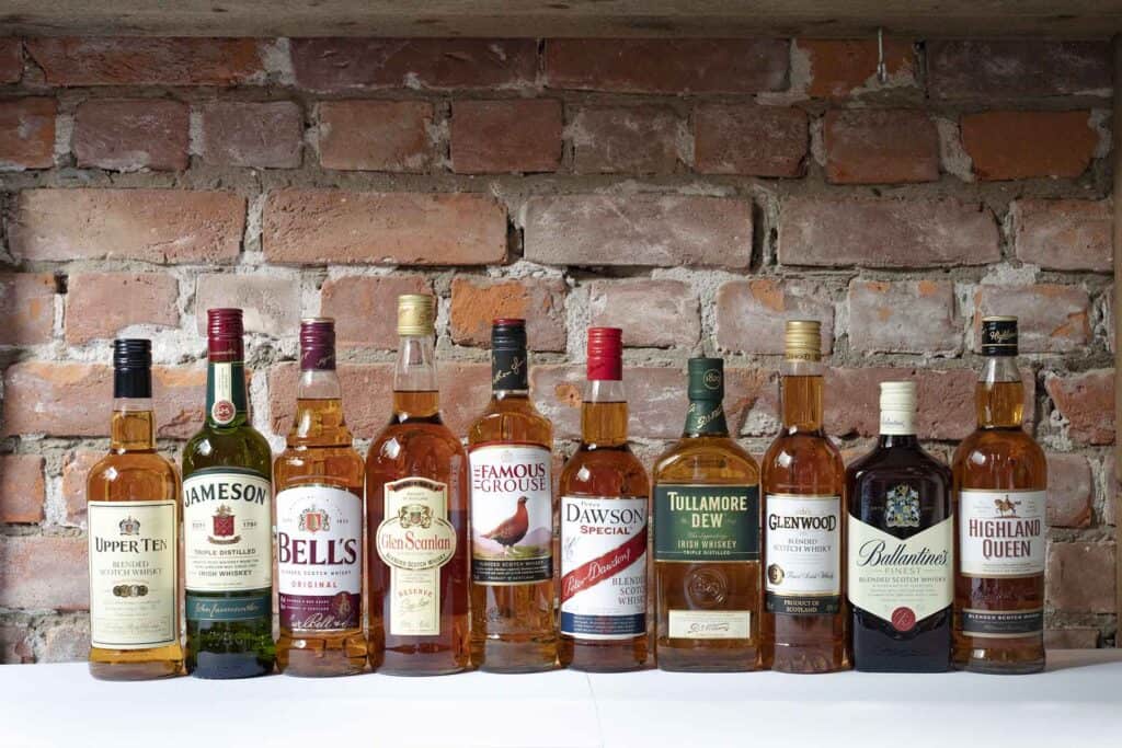 Blendedalle1 | Ølakademiet AS Whiskytest 2022 Bestselgere i klassen blended