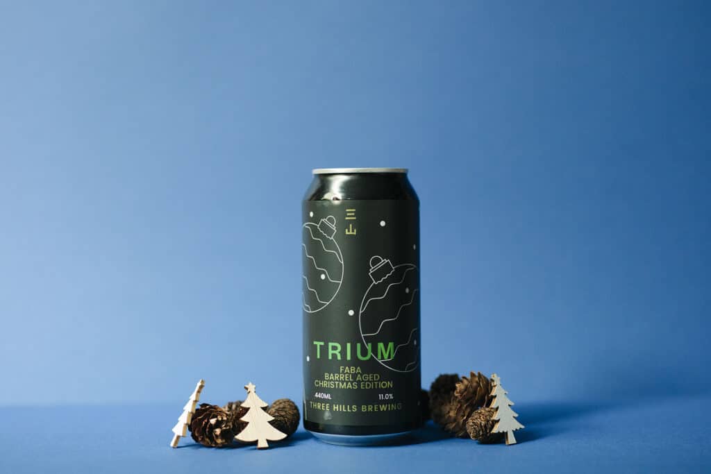 Three Hills Brewing   Trium Barrel Aged Christmas Edition Juleoeltest av utenlandske juleoel 2022