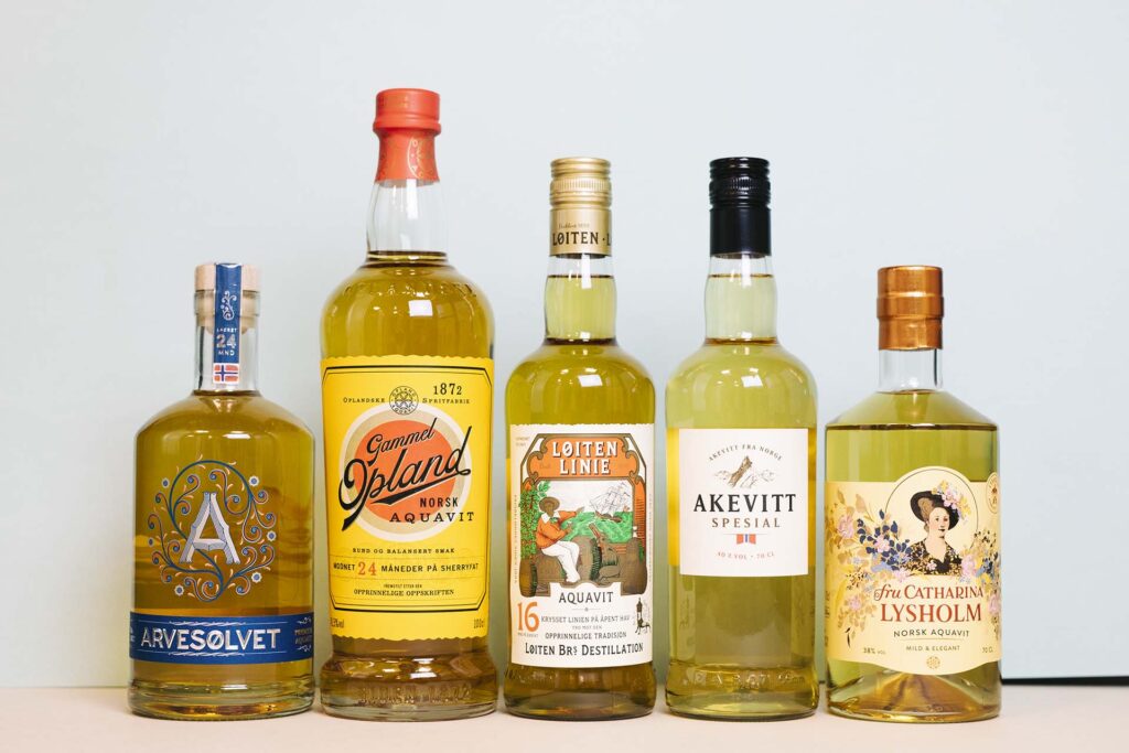 Her er de fem mest solgte akevittene på polet i 2022.