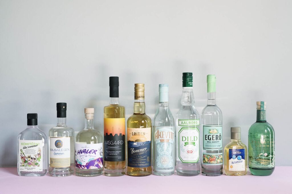 Oelakademietsommerakevitt2023toppkarakterer | Ølakademiet AS Test av sommerakevitt 2023