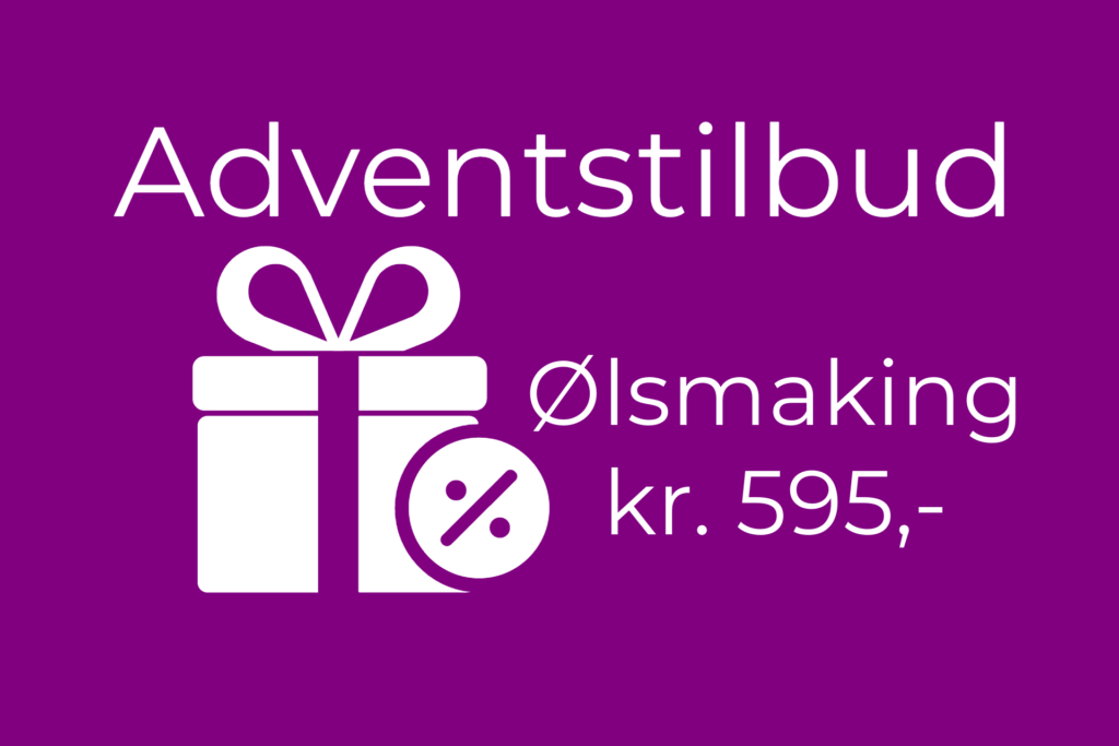 Myprojectkopi16 | Ølakademiet AS Adventstilbud hos Ølakademiet med tekst ølsmaking kr 595