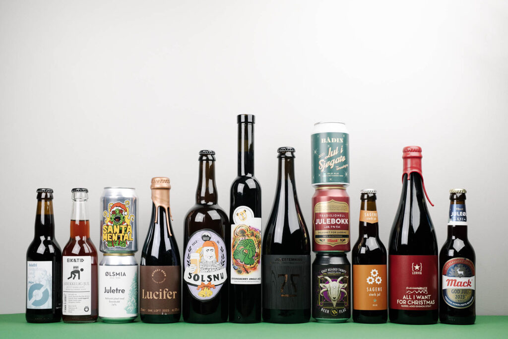 De beste juleøl. Juleøltest 2023.