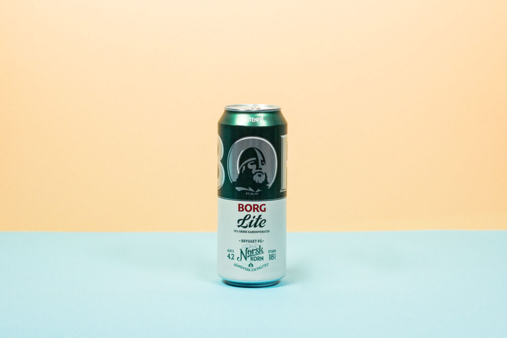Test av norske Lite øl 2024 Hansa Borg Bryggerier   Borg LITE Glutenfri