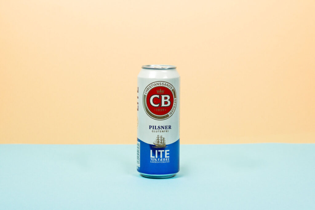 Test av norske Lite øl 2024 Hansa Borg Bryggerier   CB Pilsner Glutenfri LITE