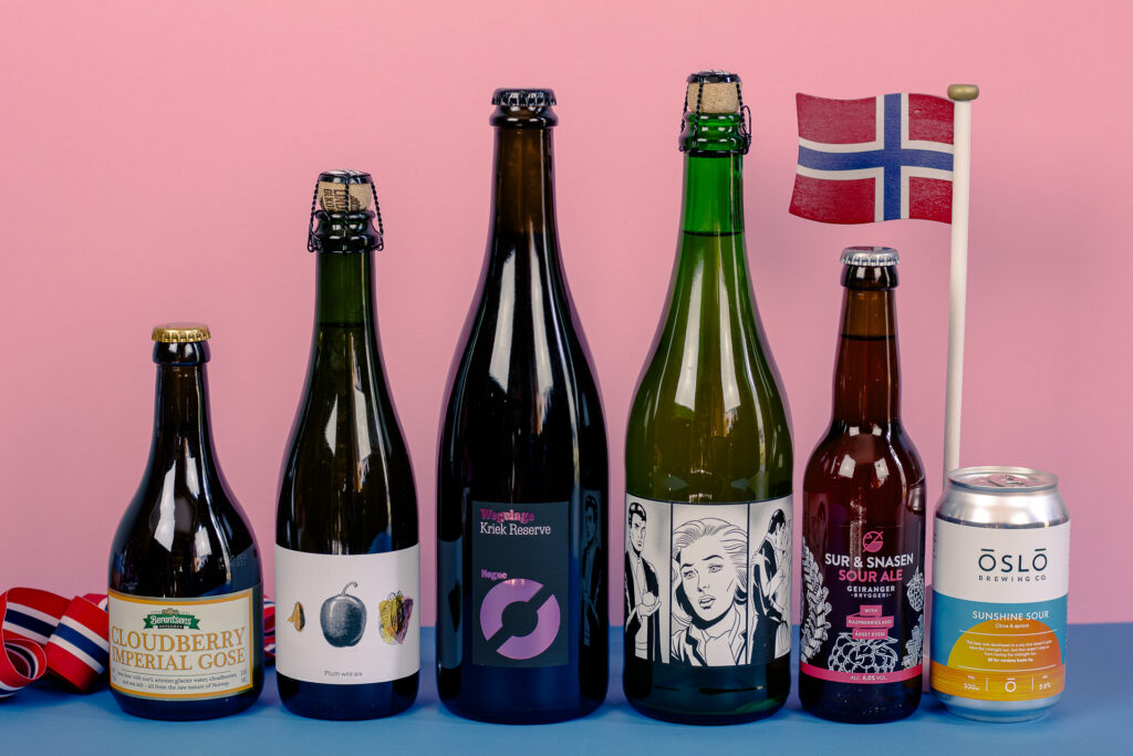 Sprudlende norske oel til 17 mai