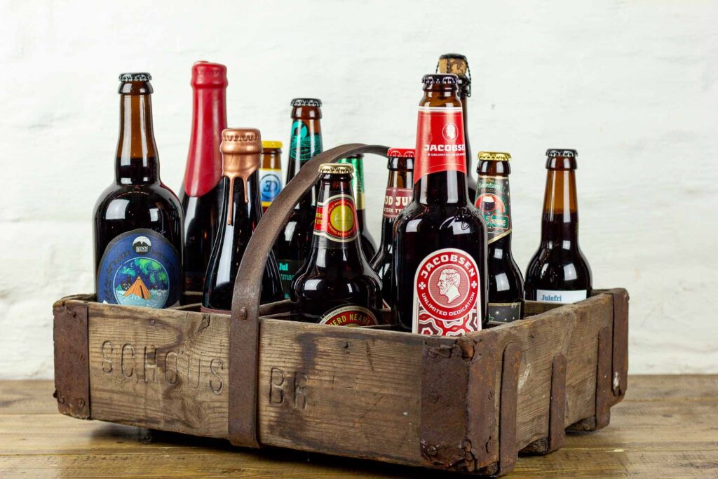 Julekalender 2024 med gdt juleøl.