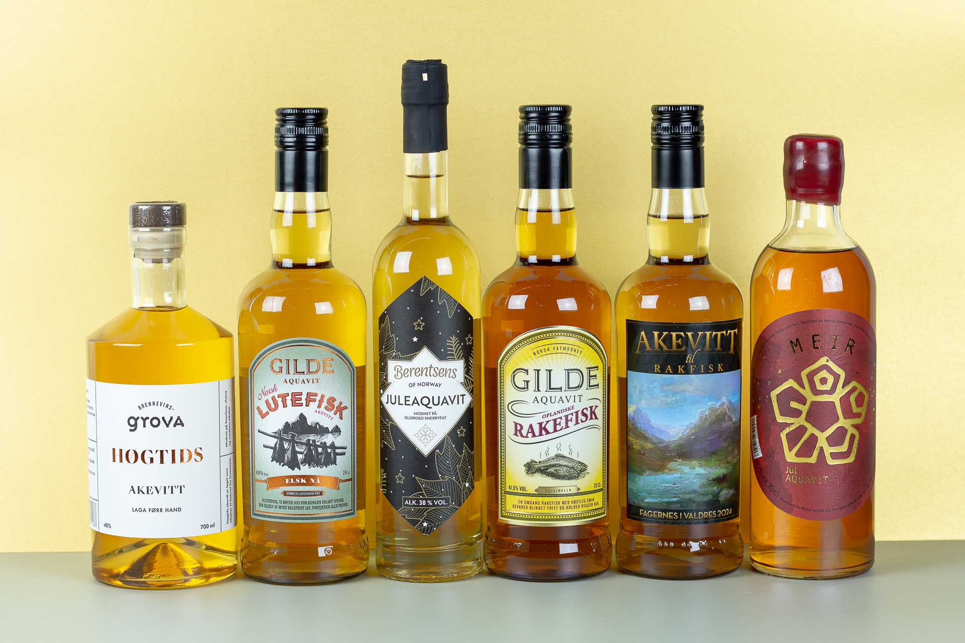 Topp 6  Akevitt til lutefisk og rakfisk 2024