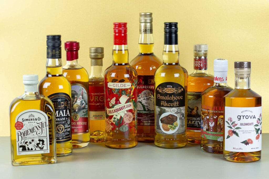 Topp 10 – Beste akevitt til pinnekjøtt 2024