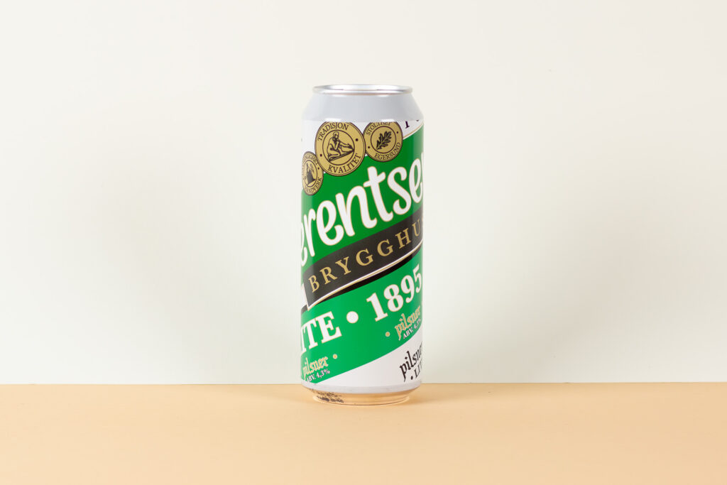 Test av lite øl   Norske lavkaloriøl Berentsens Brygghus AS  1895 Pilsner LITE