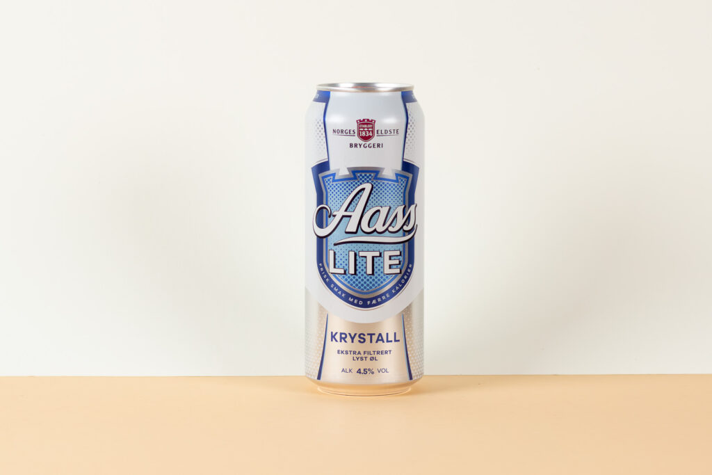 Test av lite øl   Norske lavkaloriøl Aass Bryggeri  Aass Lite Krystal