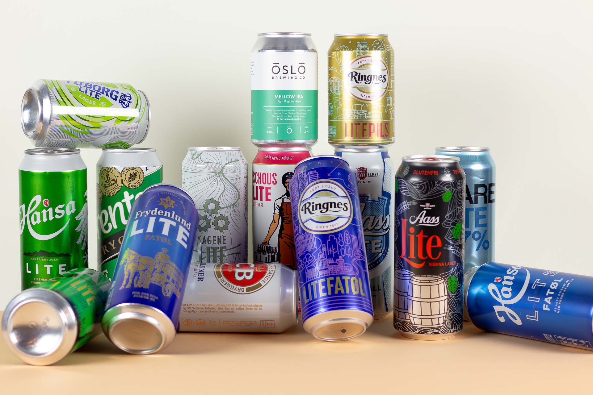 Test av lite øl   Norske lavkaloriøl