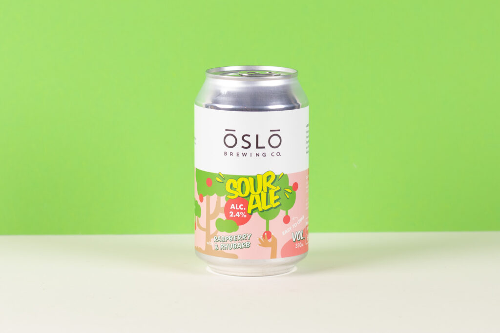 nyheter2025oslobrewingcosouraleraspberryrhubarb | Ølakademiet AS Øltest nyheter i butikk Oslo Brewing Company Sour Ale